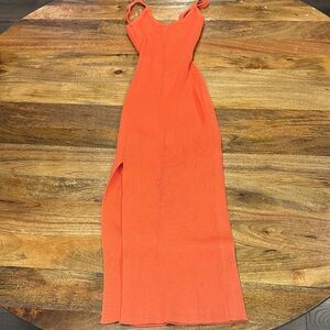 Windsor Vibrant Orange Maxi Dress